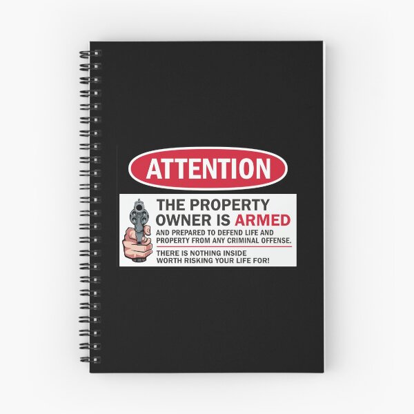 Item preview, Property Owner Is Armed designed and sold by D1mon.
