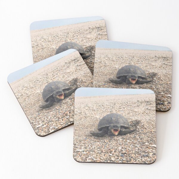 Item preview, Funny and cute sea turtle at the beach designed and sold by Barolina.