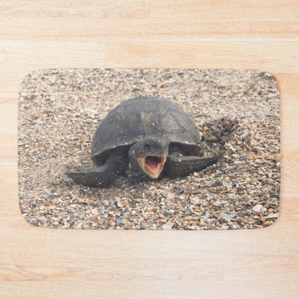 Item preview, Funny and cute sea turtle at the beach designed and sold by Barolina.