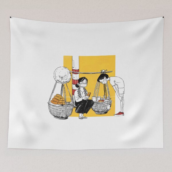 Item preview, a corner in the street of vietnam designed and sold by giaphox.
