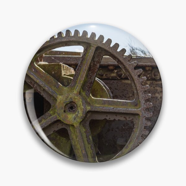 Item preview, Closeup to the rusty gear designed and sold by lena-maximova.