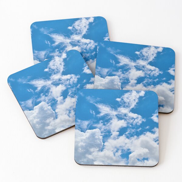 Item preview, blue cotton candy summer clouded sky designed and sold by N' ajjer.