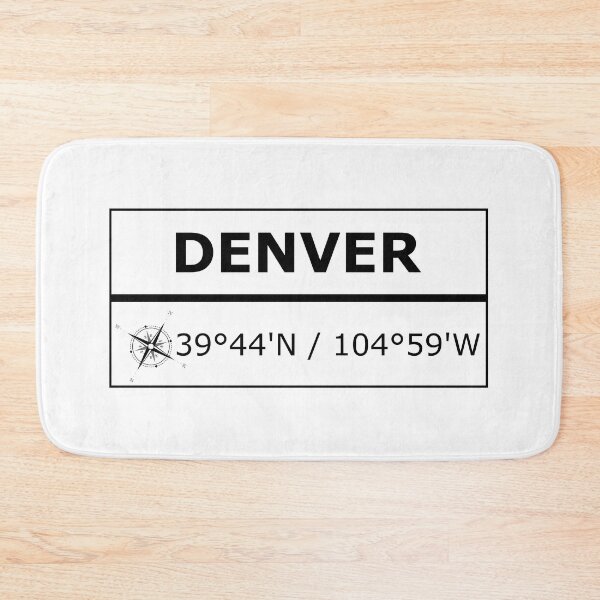 Item preview, Denver Location Coordinates designed and sold by Lees Tees.