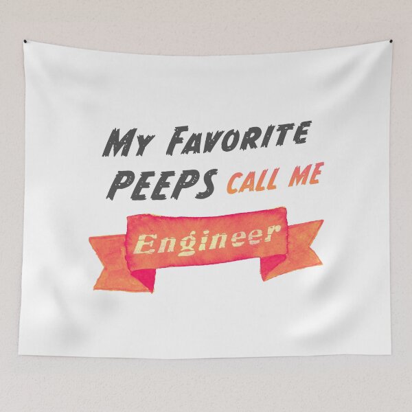 Item preview, My Favorite Peeps Call Me ENGINEER │ Gift for Friends Family Lovers designed and sold by AnmeiStudio.