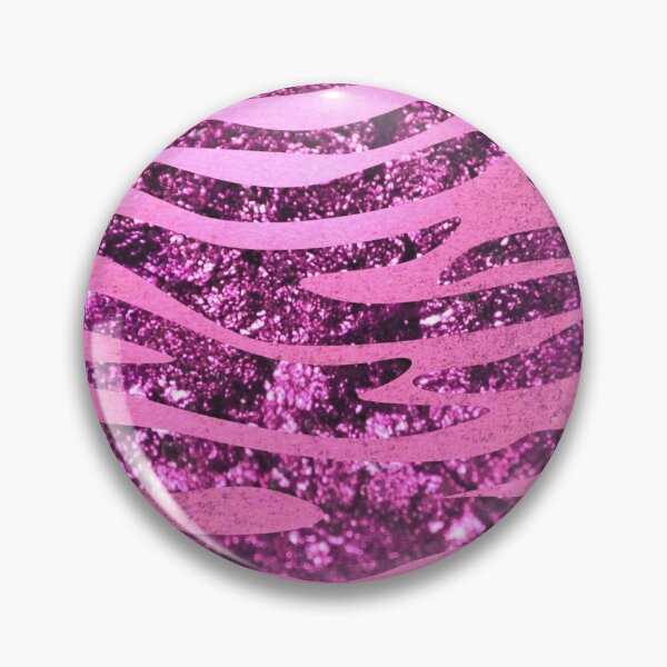 Artikelvorschau, Rosa Glitzer-Zebramuster entworfen und verkauft von Printedarts.
