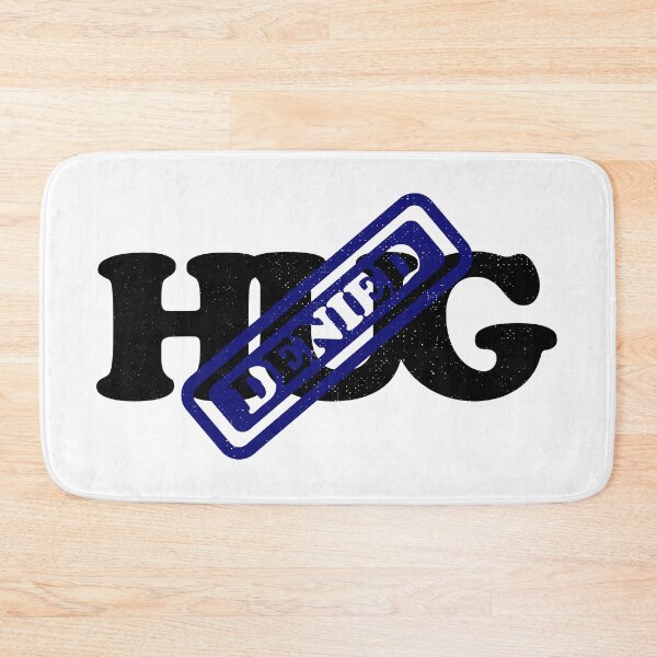 Item preview, Hug Denied Blue Ink Stamp designed and sold by Mumgle.