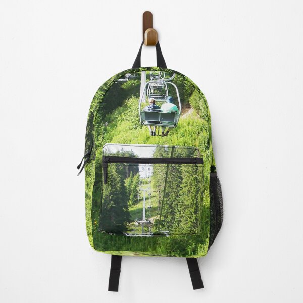 Item preview, Coniferous Forest Photography Mountain Lift POV designed and sold by LuckyKermit.
