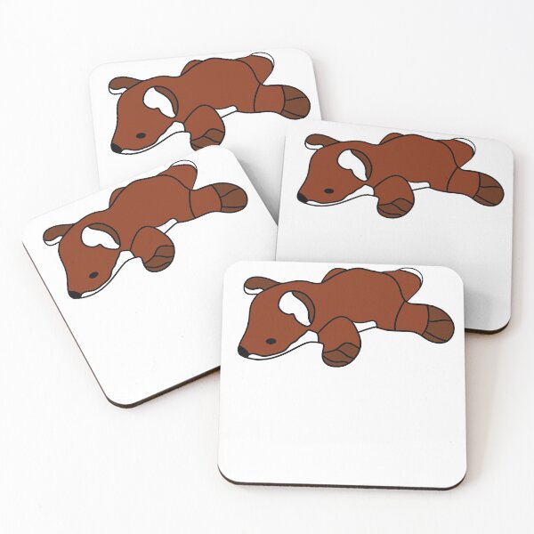 Item preview, Cute Plush Fox Doodle Style Minimalistic (Brown) designed and sold by FrosteAto.