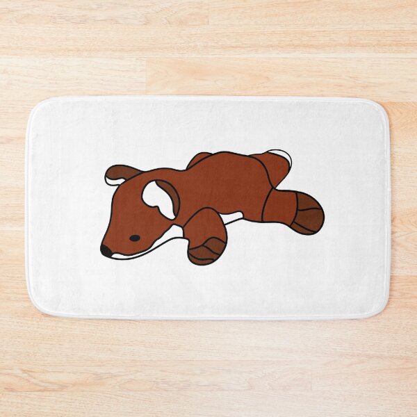 Item preview, Cute Plush Fox Doodle Style Minimalistic (Brown) designed and sold by FrosteAto.