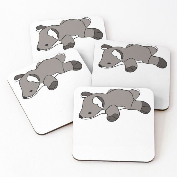 Item preview, Cute Plush Fox Doodle Style Minimalistic (Gray) designed and sold by FrosteAto.