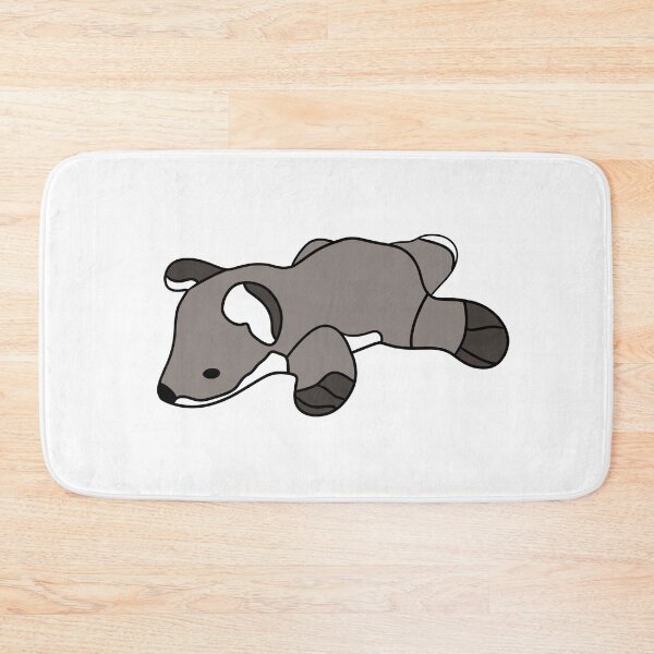 Item preview, Cute Plush Fox Doodle Style Minimalistic (Gray) designed and sold by FrosteAto.