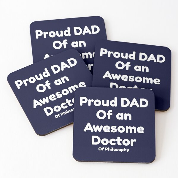 Item preview, Proud Dad of Doctor of Philosophy designed and sold by CatArtStore.