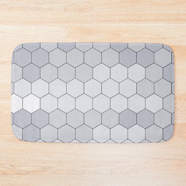 Item preview, Hexagonal Grey Lavender Pattern designed and sold by MagicSpread.
