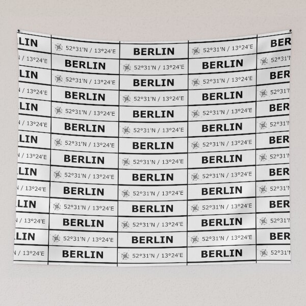 Item preview, Berlin Location Coordinates designed and sold by Lees Tees.