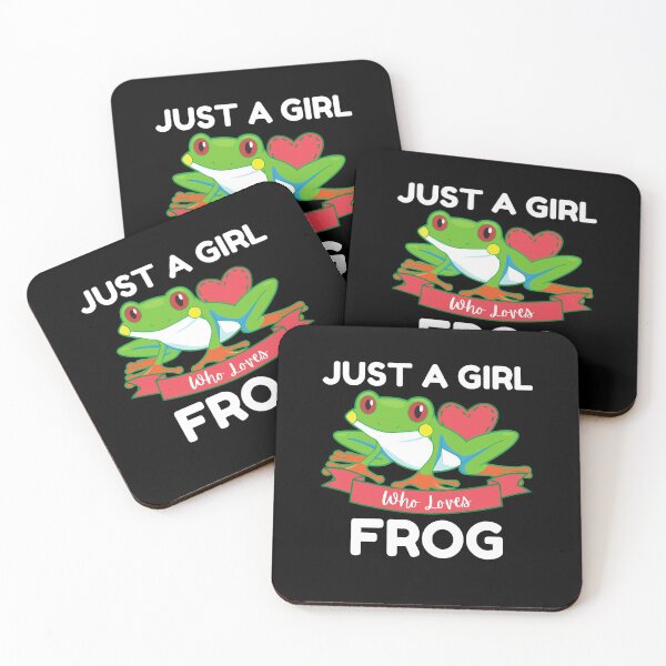 Item preview, Just A Girl Who Loves Frog designed and sold by momsnpops.