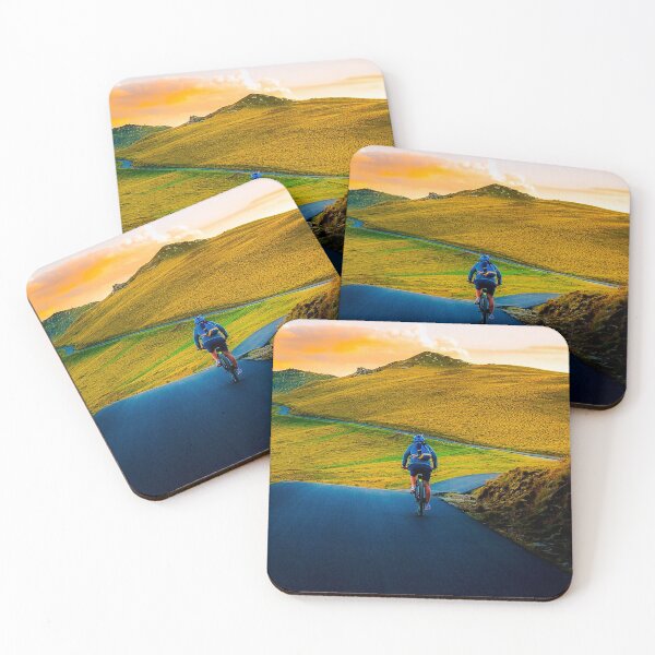 Item preview, Colourful cycling mountain biker poster designed and sold by JD369.