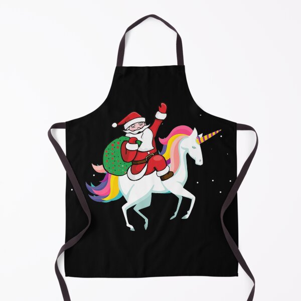 Item preview, Girls Christmas Gifts Santa Claus Riding a Unicorn designed and sold by Ginger217.