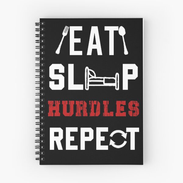 Item preview, Eat Sleep Hurdles Repeat -Hurdles , Fitness Girl , Boy , Lifestyle  designed and sold by BestDes.