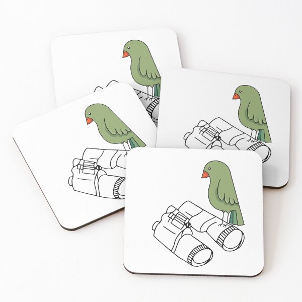 Item preview, bird watching on binoculars  designed and sold by TheWaterBirds.
