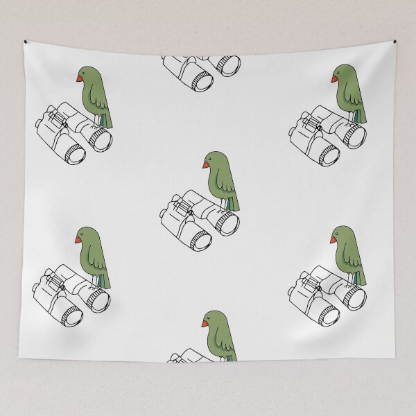 Item preview, bird watching on binoculars  designed and sold by TheWaterBirds.