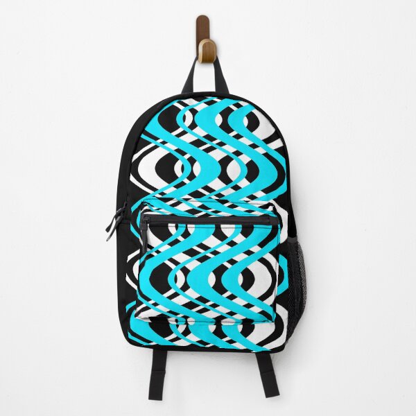 Item preview, WAVES PATTERN. MID CENTURY MODERN. BLUE/WHITE VERTICAL designed and sold by 5hertz.