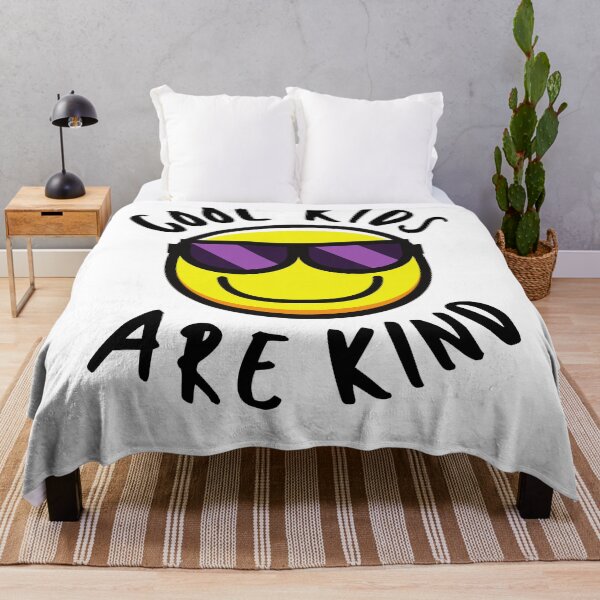 Item preview, Cool Kids Are Kind. Kindness Matters. Smiling Sun, Black Sunglasses, Text. designed and sold by JellyBeenzz.