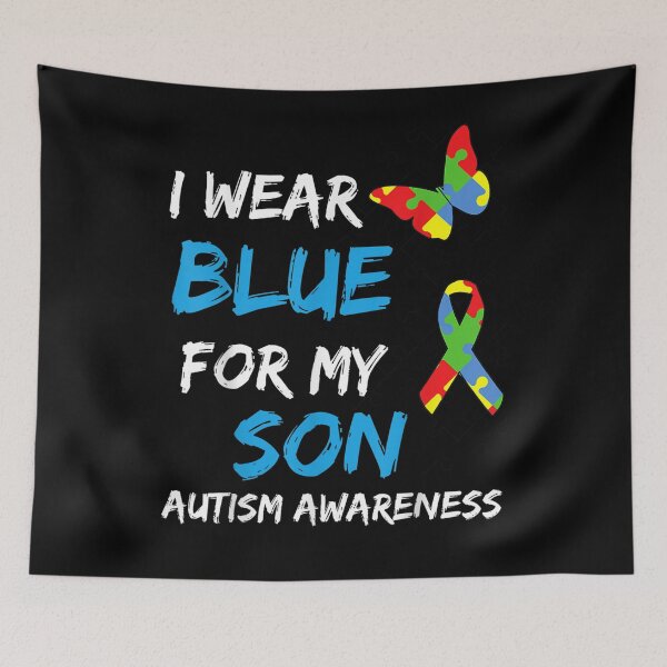 Item preview, Autism I Wear Blue For My Son Awareness Father Mother Parent  designed and sold by beatabea.
