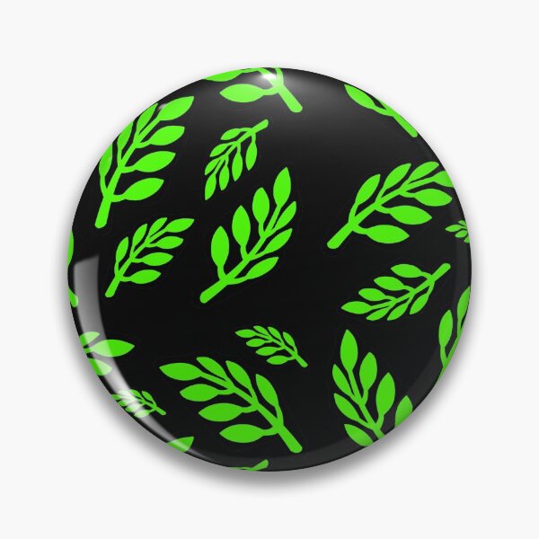 Item preview, Green leaves and black background designed and sold by Kharotus.
