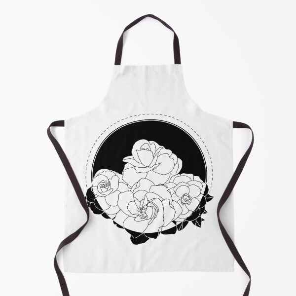 Item preview, Roses in Circle | Black and White Flowers designed and sold by Edgy--Girl.