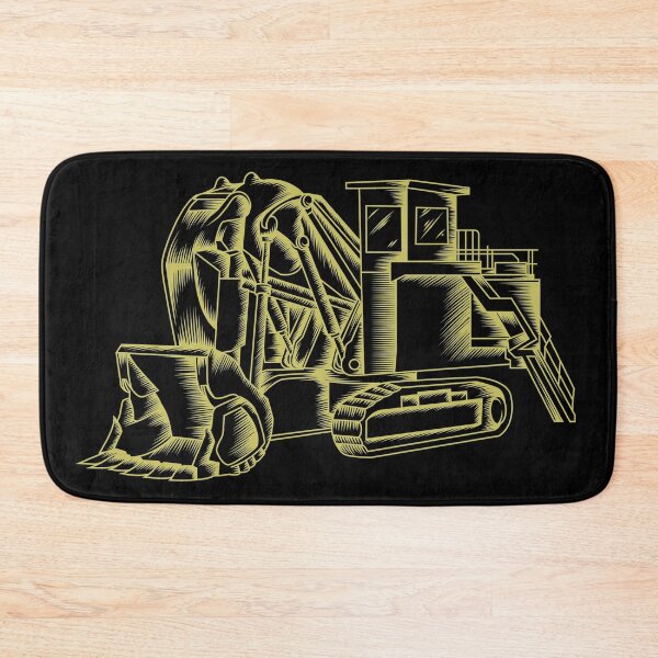 Item preview, Excavator Shovel Abstract designed and sold by damnoverload.