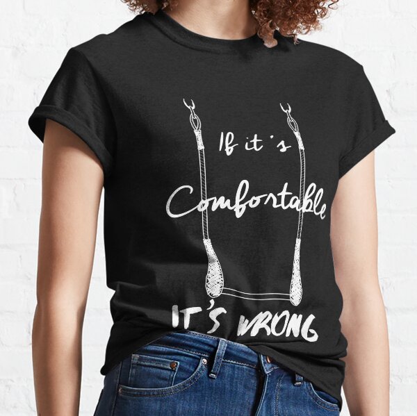 It's Wrong - Trapeze White Text Classic T-Shirt