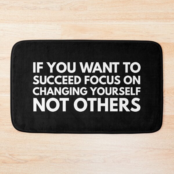 Item preview, If You Want To Succeed Focus On Changing Yourself Not Others - Motivational Words designed and sold by texteestore.