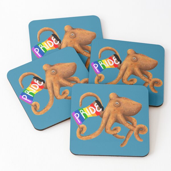 Item preview, LGBTQ+ Pride Octopus designed and sold by Squiddllr.
