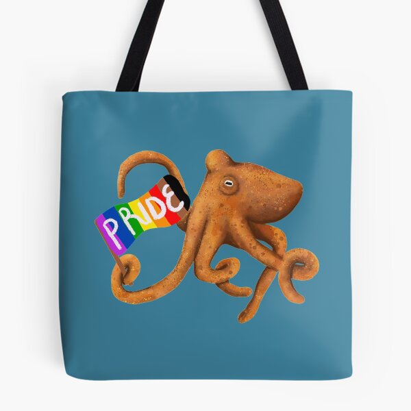 Item preview, LGBTQ+ Pride Octopus designed and sold by Squiddllr.