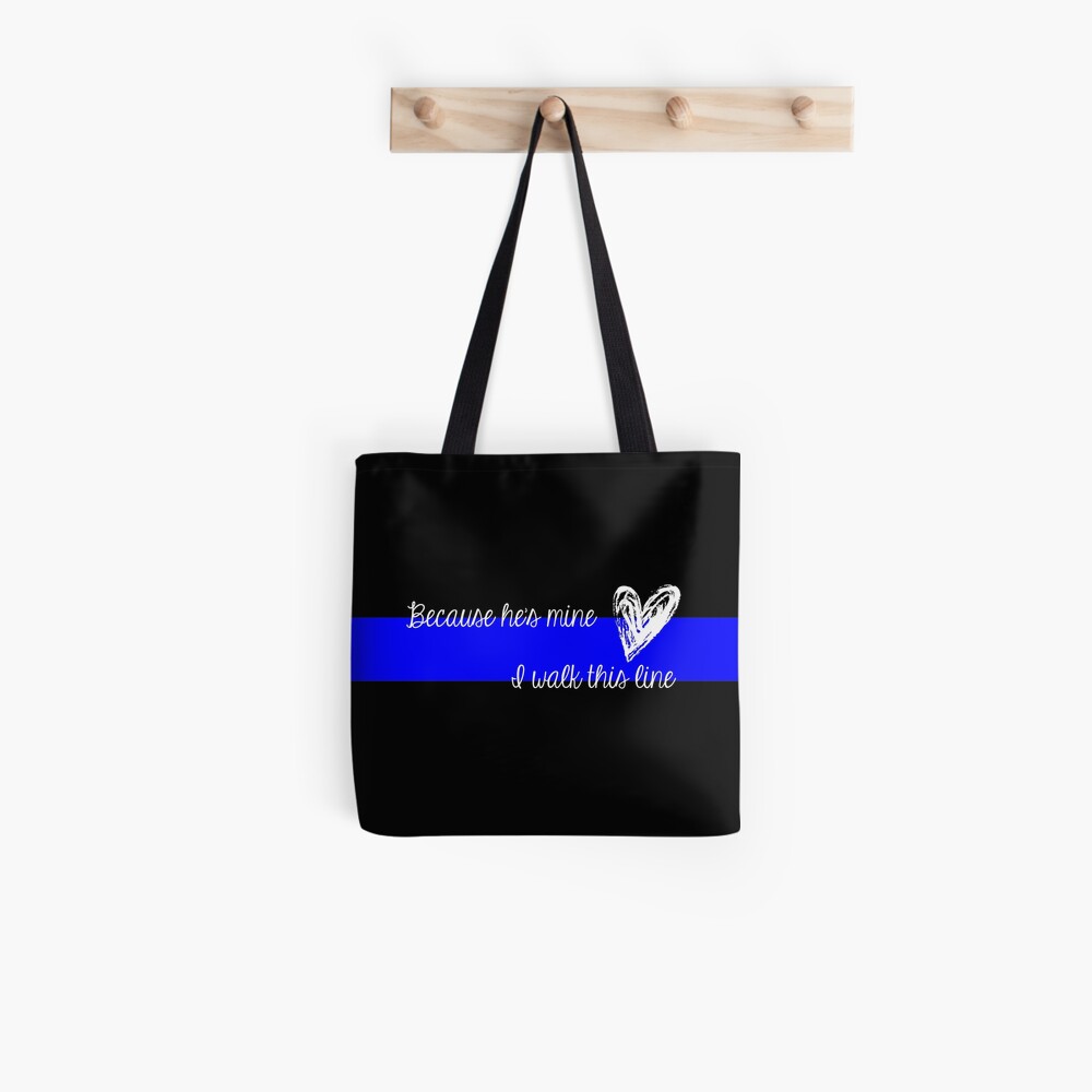 thin blue line duffle bag