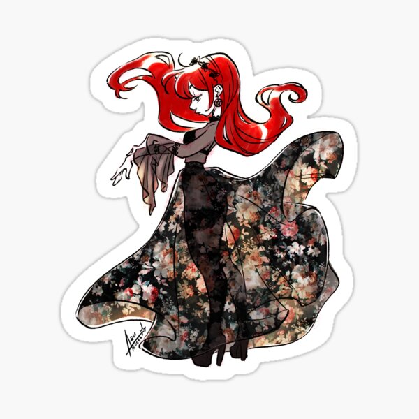 Flower Witch Sticker
