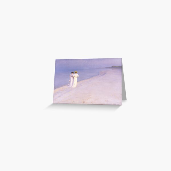 Item preview, Soirée d'été sur la plage sud de Skagen designed and sold by redoARTstore.