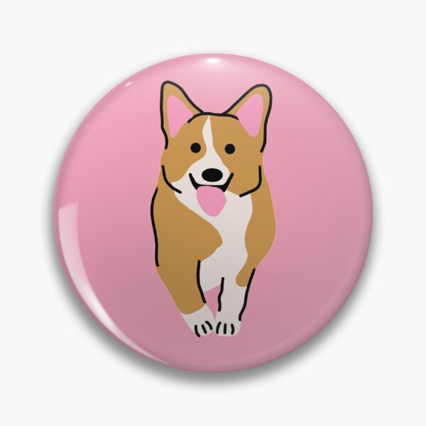 Item preview, Corgi (pink) designed and sold by Sarahgranchelli.