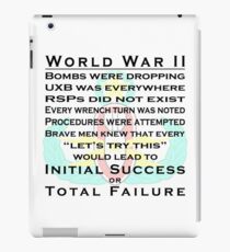 Vinilo o funda para iPad Segunda Guerra Mundial EOD - Éxito inicial o falla total