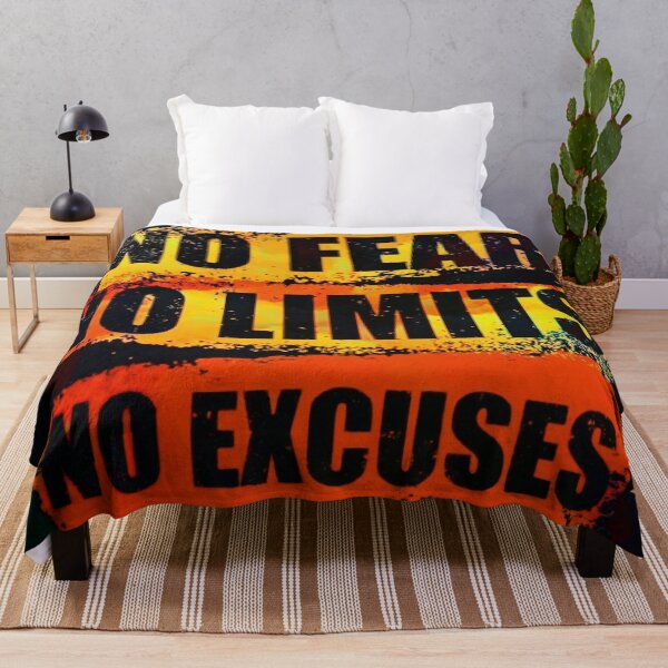 Item preview, NO FEAR NO LIMITS NO EXCUSES designed and sold by Costin-.