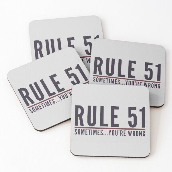 Item preview, Rule 51 Sometimes You're Wrong - Gibbs Rules - NCIS designed and sold by aussieforgood.