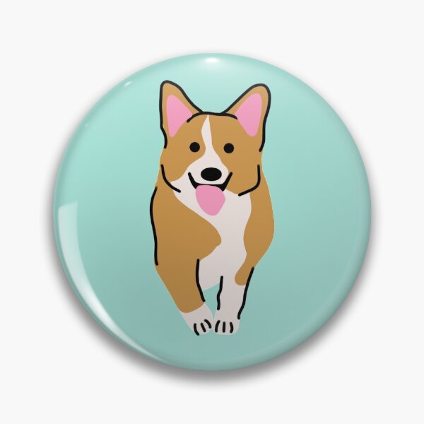 Item preview, Corgi (teal) designed and sold by Sarahgranchelli.