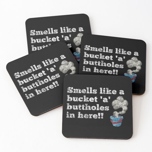 Item preview, Smells like a bucket 'a' buttholes in here!!!! vintage designed and sold by CarpenterPhoto.