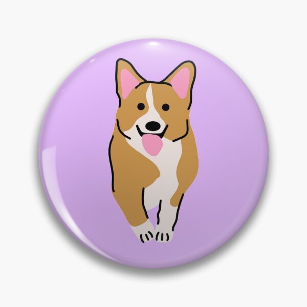Item preview, Corgi (purple) designed and sold by Sarahgranchelli.