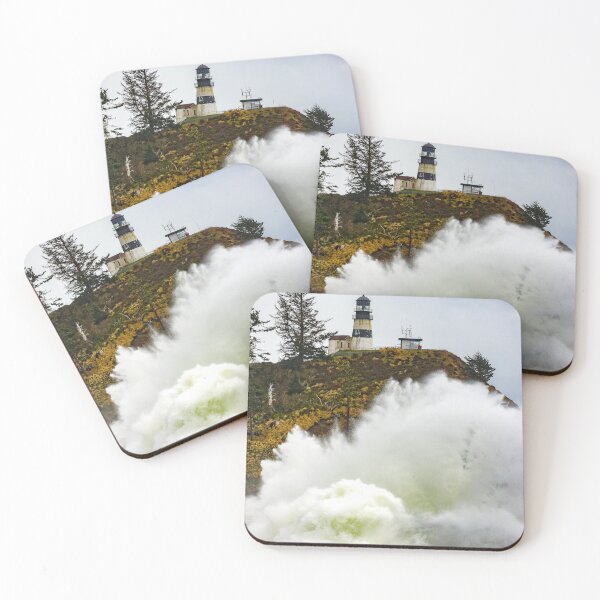 Artikelvorschau, Leuchtturmwellen, Leuchtturmsturm, Naturszene, Sonnenuntergänge in der Natur, Cottage-Szene, Cottage-Himmel, Metallfotodrucke, Bild auf Metall, Metallkunstdrucke, Metallbilddrucke entworfen und verkauft von eyesight4vision.