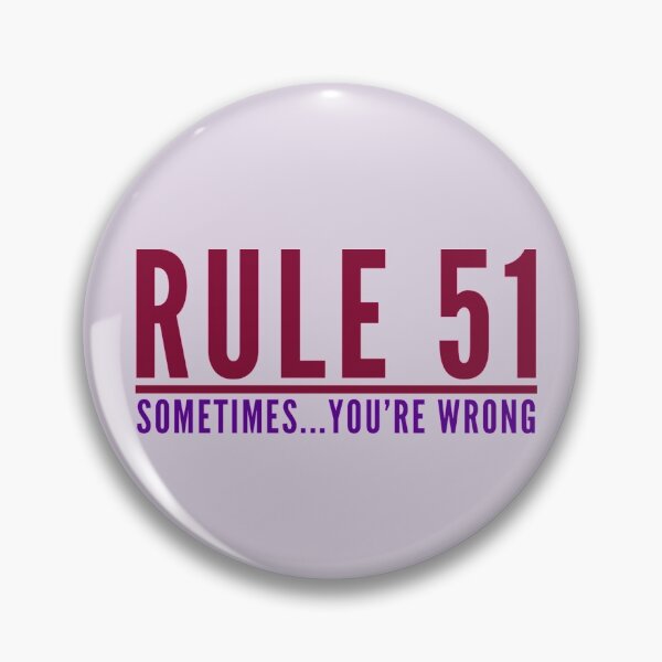 Item preview, Rule 51 Sometimes You're Wrong - Gibbs Rules - NCIS 2 designed and sold by aussieforgood.