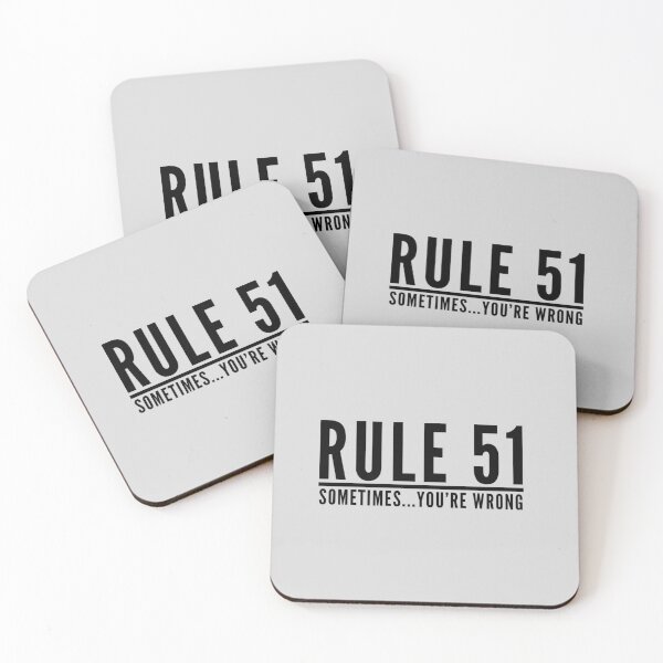 Item preview, Rule 51 Sometimes You're Wrong - Gibbs Rules - NCIS 3 designed and sold by aussieforgood.