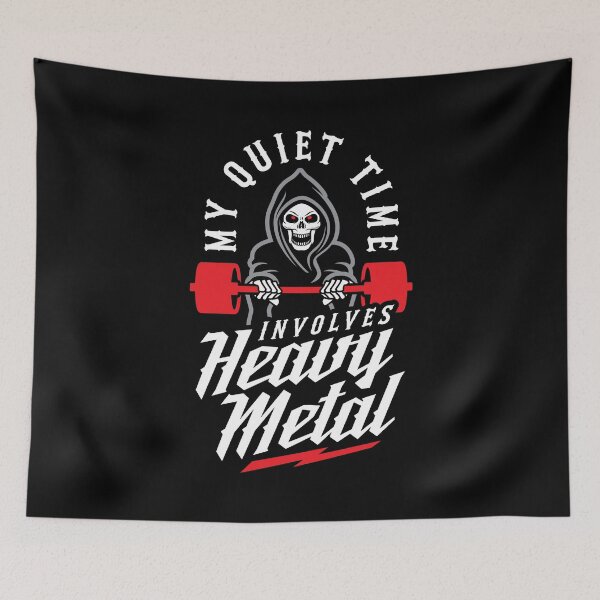 Item preview, My Quiet Time Involves Heavy Metal designed and sold by Brogress Project.