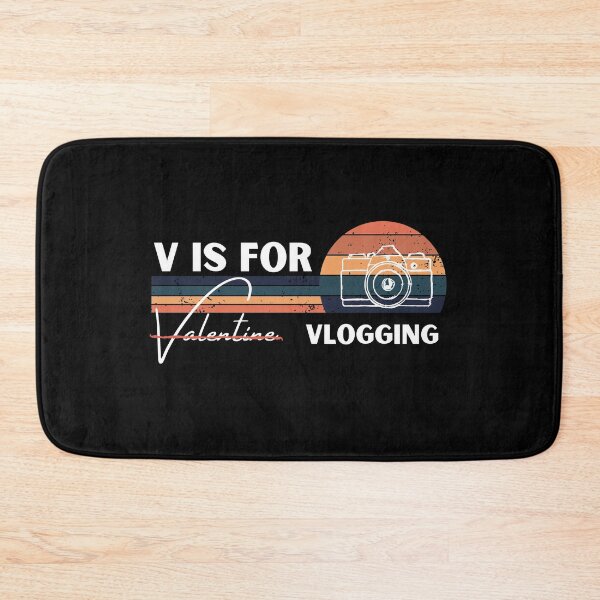 Item preview, Funny Valentine's Gift for Vloggers - V is for Vlogging designed and sold by Passion Isles.