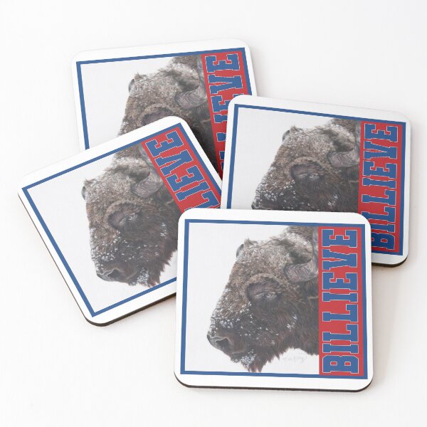 Item preview, BILLieve Buffalo Bills football NFL artwork designed and sold by Nikki Milley.